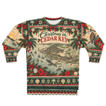 Christmas in Cedar Key Ugly Christmas Sweater | Vintage Florida