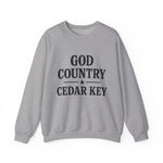 God Country Cedar Key -  Crewneck Sweatshirt