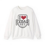 I Love Cedar Key Unisex Sweatshirt