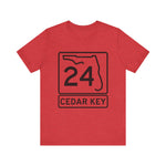 Cedar Key Route 24 Florida T-Shirt
